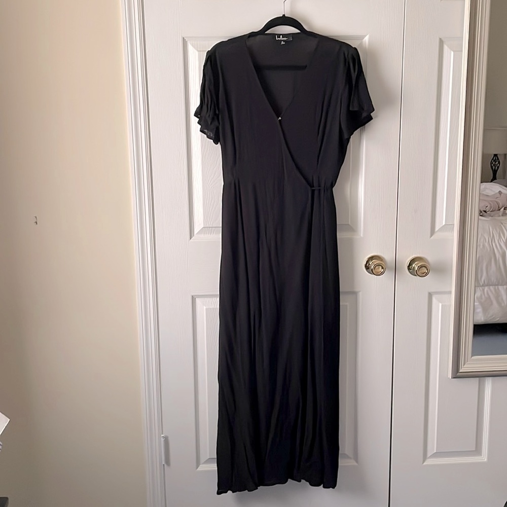 Lulus Wrap Body Bridesmaid Dress